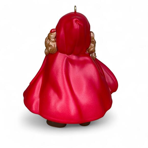 Lot 4: Hallmark Ornaments Mop Top Wendy Barbie Native Am Joe Montana Riding Hood - Picture 5 of 9